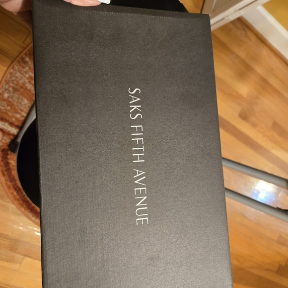 Saks Fifth Avenue Women's Brown Slide Sandals - Picture 5 of 6